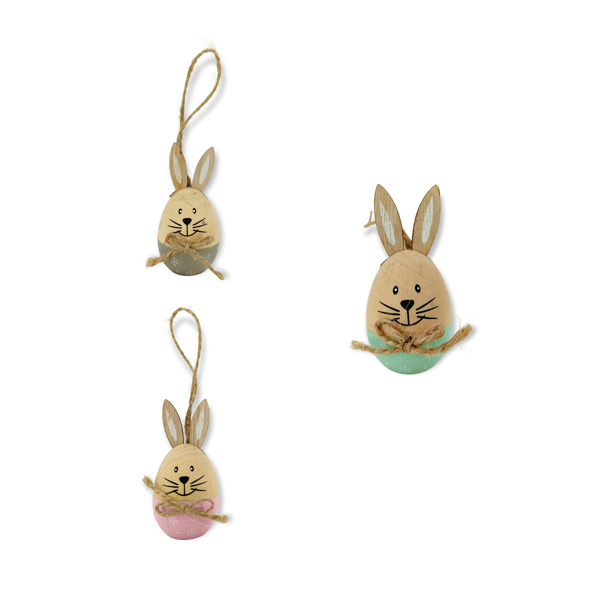 Gesamtbild Hasen mit Schnur